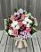 Букет цветов из: Альстромерии, Гвоздики, Розы и Хризантемы в Давыдково