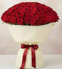 Букет 101 Красная роза Милано в Давыдково