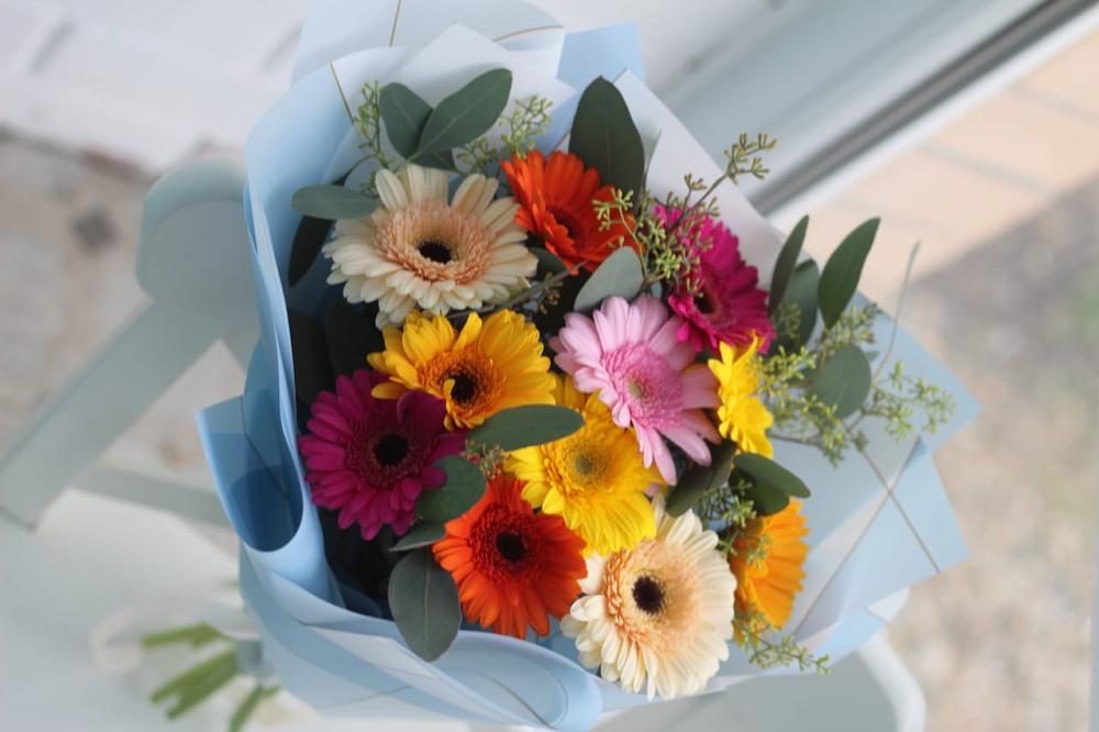 Букет цветов из: Герберы в Давыдково