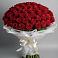 Букет 101 Красная роза Блэк Мэджик в Давыдково