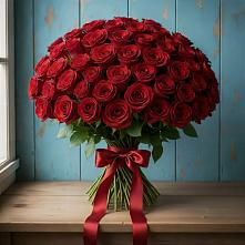 Букет Красные розы Блэк Меджик в Давыдково