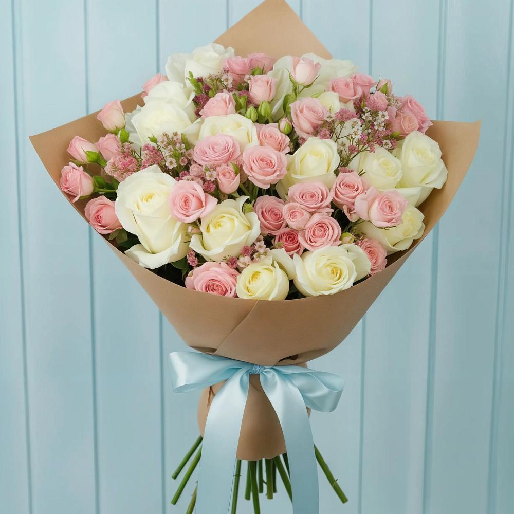 Букет цветов из: Розы в Давыдково