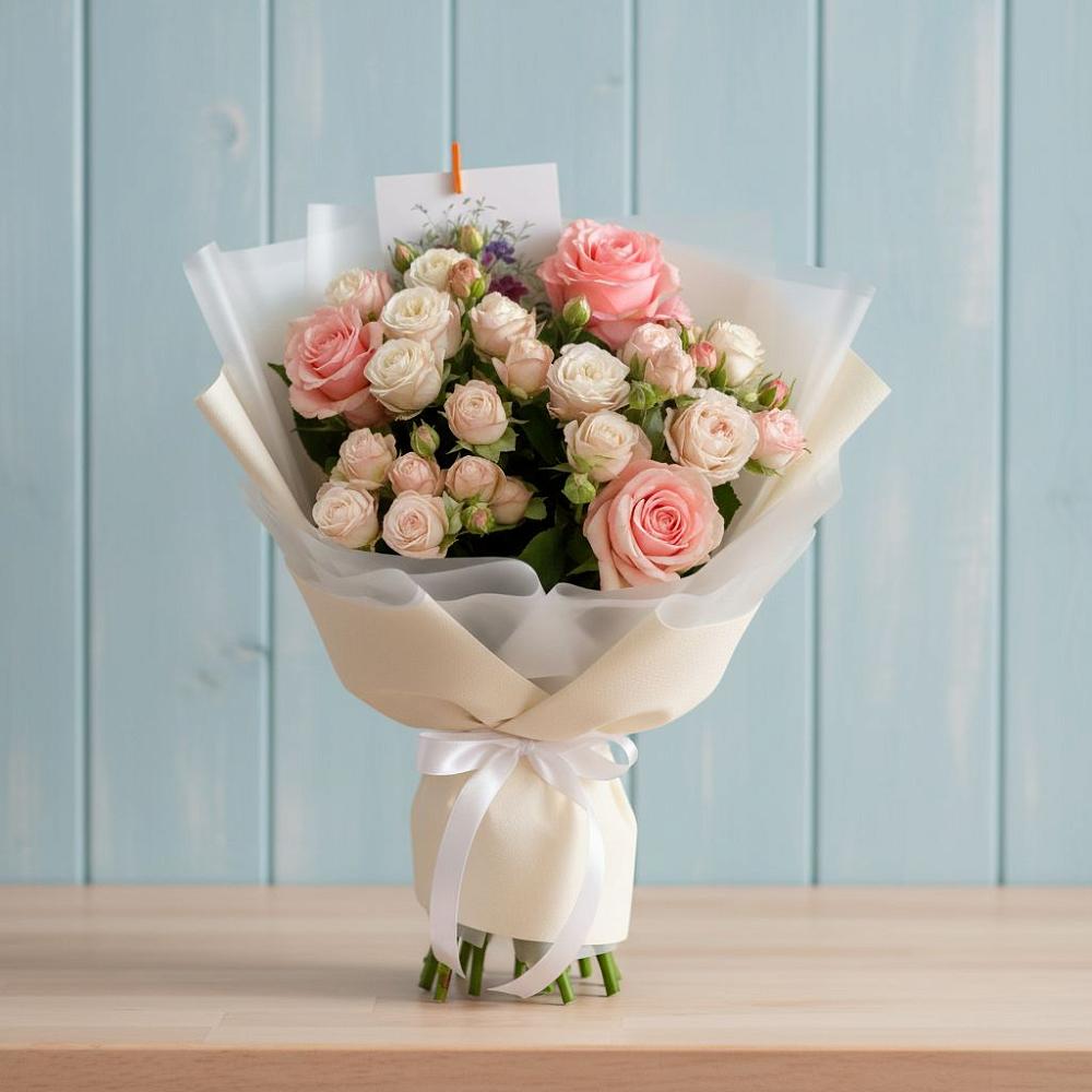 Букет цветов из: Розы в Давыдково