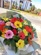 Букет цветов из:  Герберы #REPLACE_PRED# Давыдково