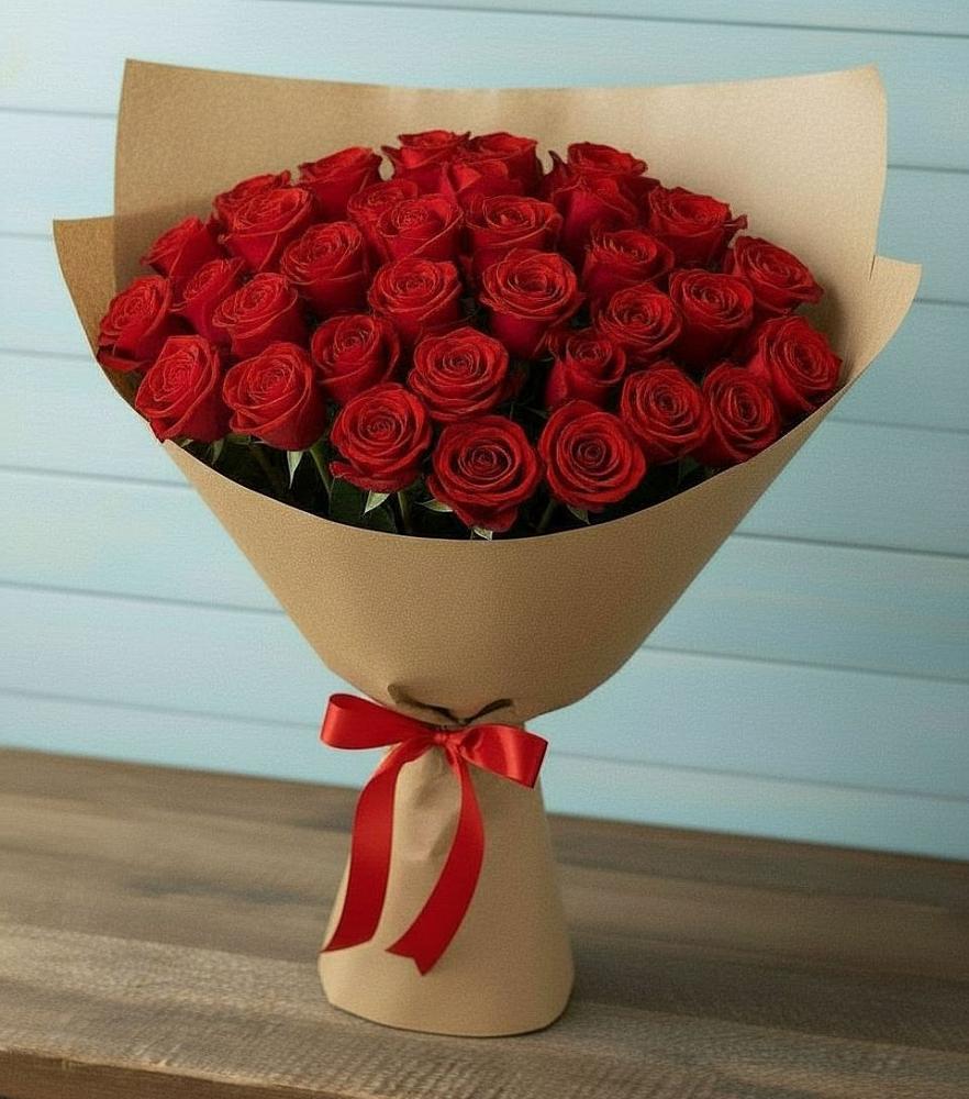 Букет Красные розы Милано в Давыдково