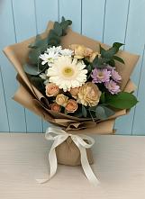 Букет цветов из:  Герберы и Хризантемы в Давыдково