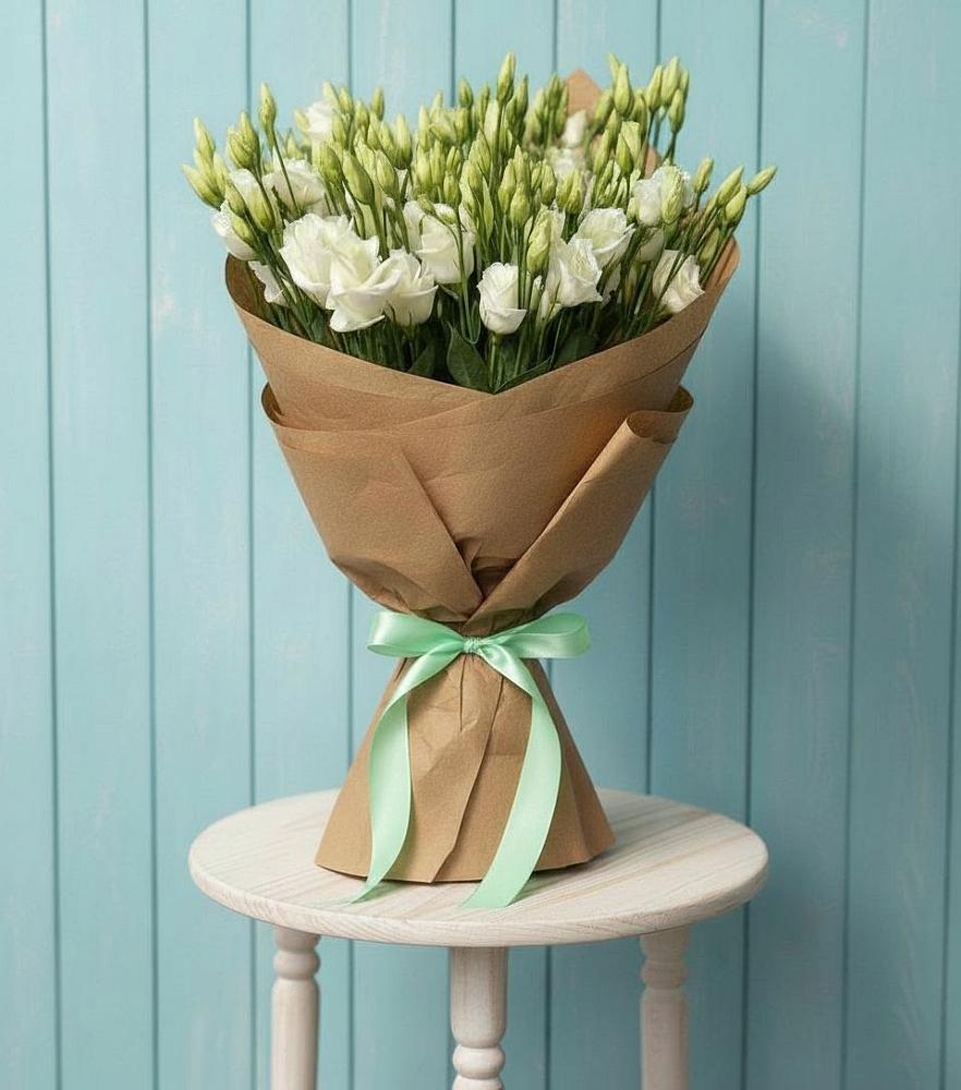 Букет цветов из: Лизиантусы в Давыдково