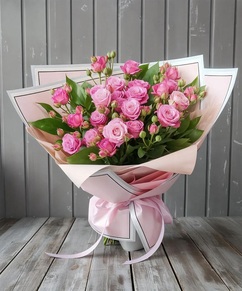 Букет Розовый кустик в Давыдково