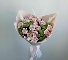 Букет цветов из:  Розы и Хризантемы в Давыдково
