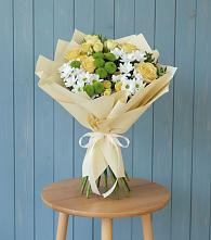 Букет цветов из:  Хризантемы и Розы #REPLACE_PRED# Давыдково