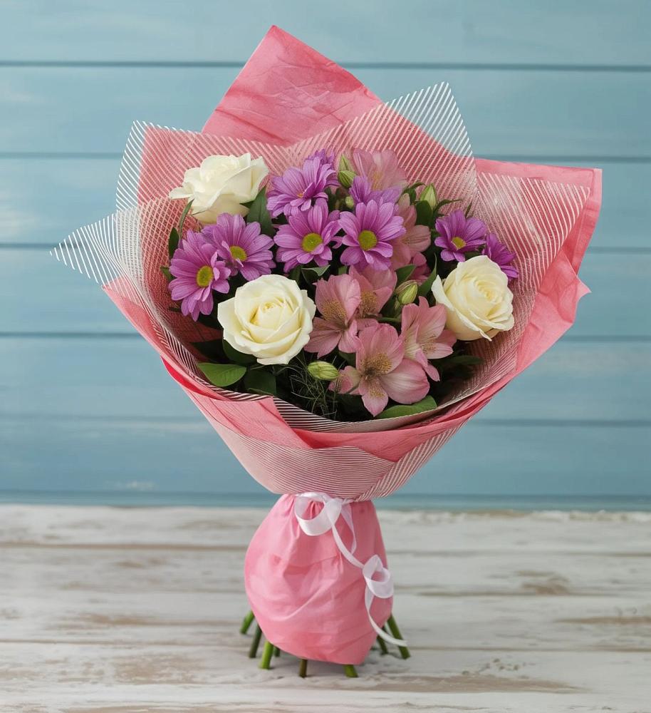 Букет цветов из: Герберы в Давыдково