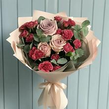 Букет цветов из:  Гвоздики и Розы #REPLACE_PRED# Давыдково