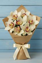 Букет цветов из:  Орхидеи и Розы в Давыдково