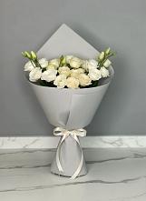 Букет цветов из:  Розы и Лизиантусы в Давыдково